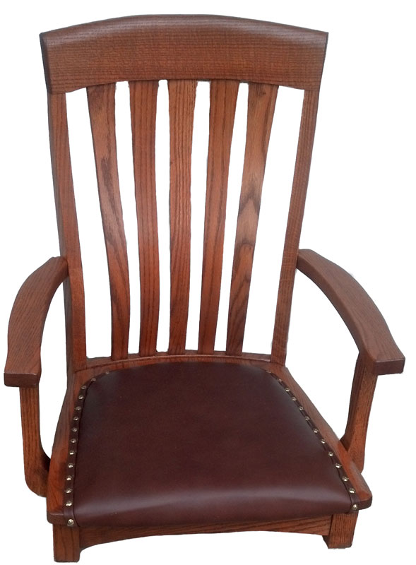Tack-on Leather Padded Seat for a Wood Seat on a Dining Chair or Bar Chair